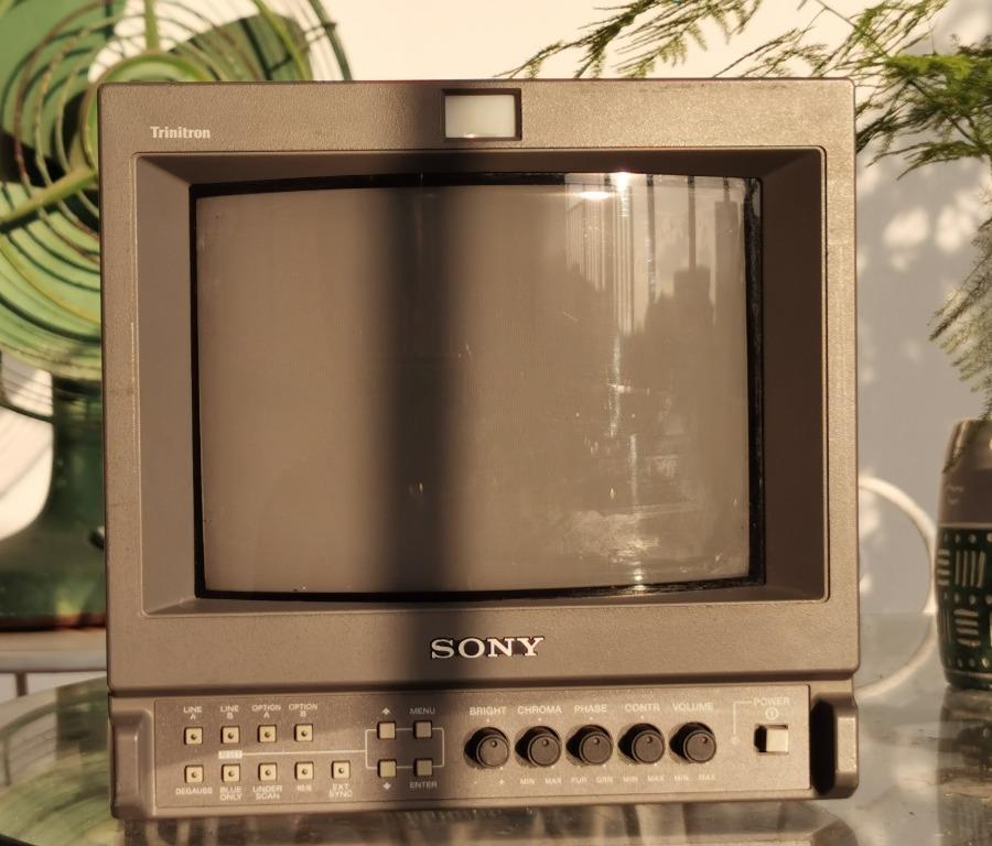 Vintage Sony Trinitron Pvm 9l2 Colour Video Monitor Tv And Home