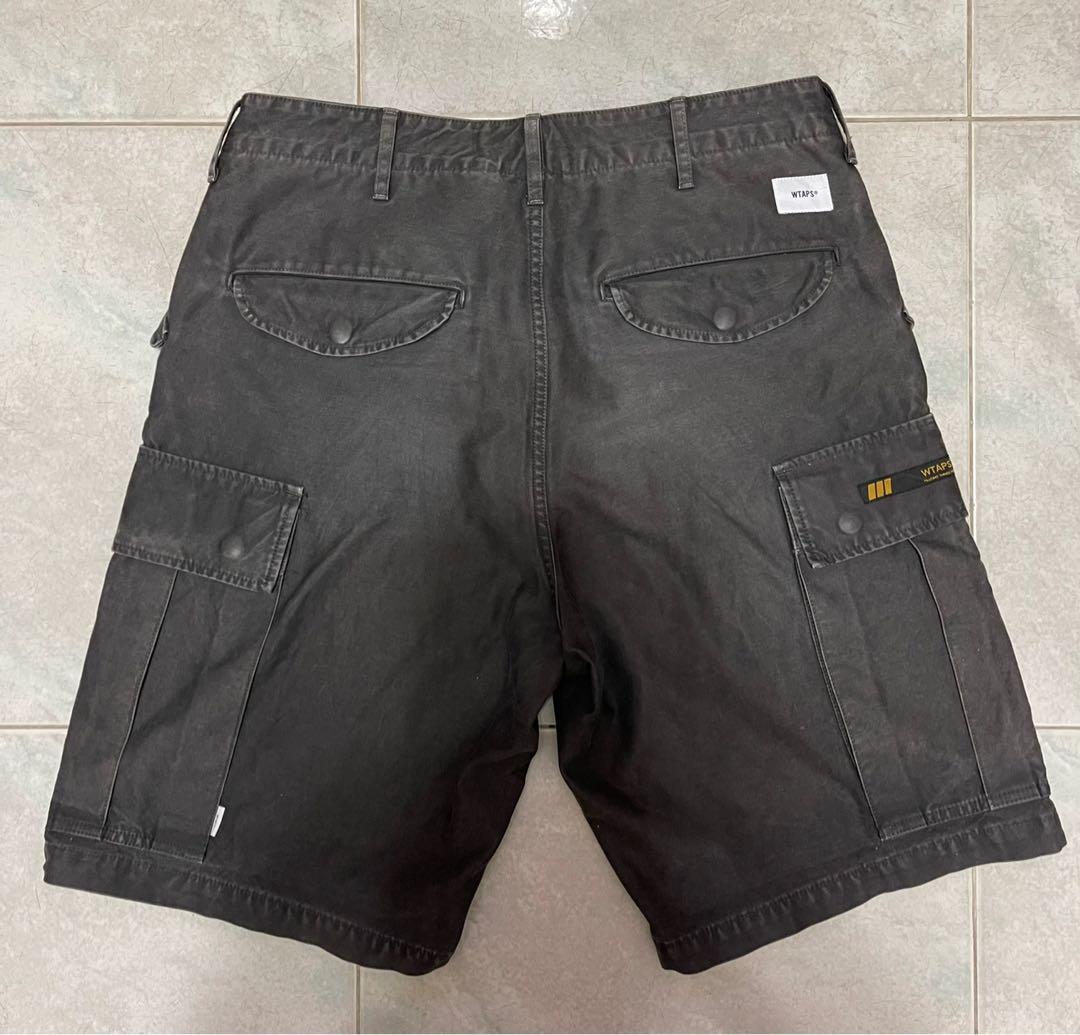 WTAPS 20ss Cargo shorts satin 黒 L-