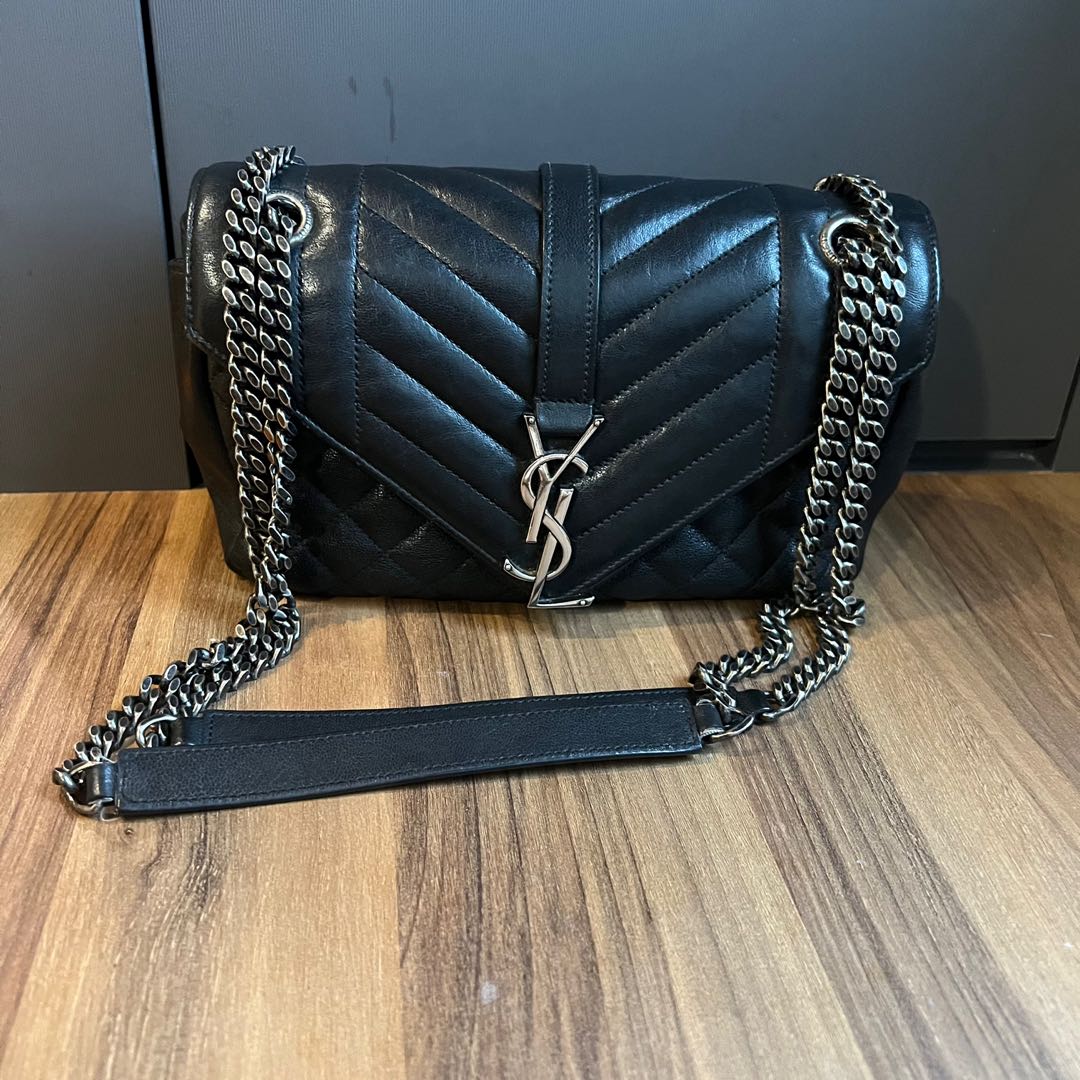 💯Authentic YSL Small Envelope WOC GHW, Luxury, Bags & Wallets on Carousell