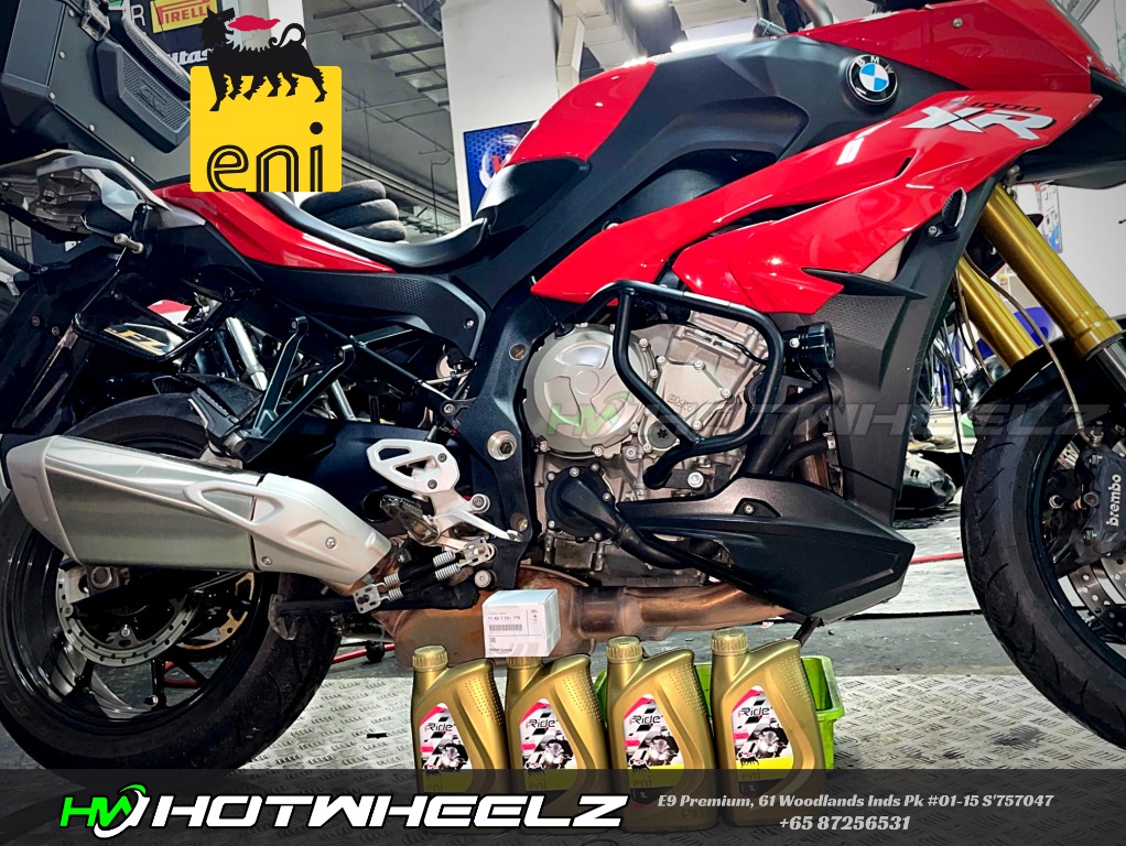[11.11 PROMO] ENI Engine Oil BMW S1000XR, Motorcycles, Motorcycle