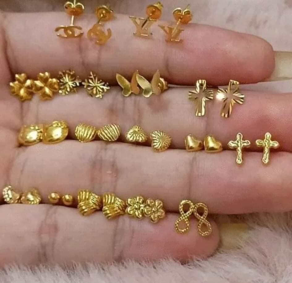 18k gold earrings store for women