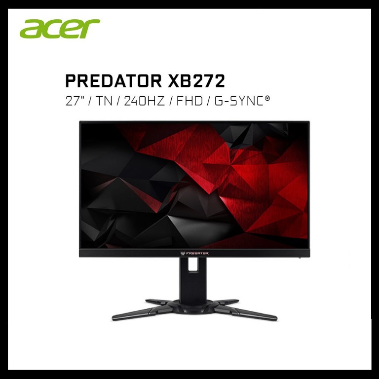 240hz Acer Predator Xb272 27 Fhd 240hz 1ms Gaming Monitor Computers Tech Parts Accessories Monitor Screens On Carousell
