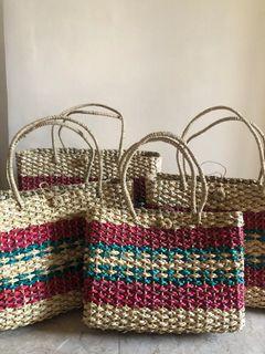 Abaca Bags / Baskets BUNDLE OF 4 pcs