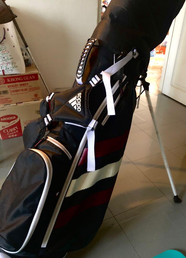 Adidas Golf Travel Duffle Bag - Black Grey - New - Straps And Zipper -  GLA09 | eBay