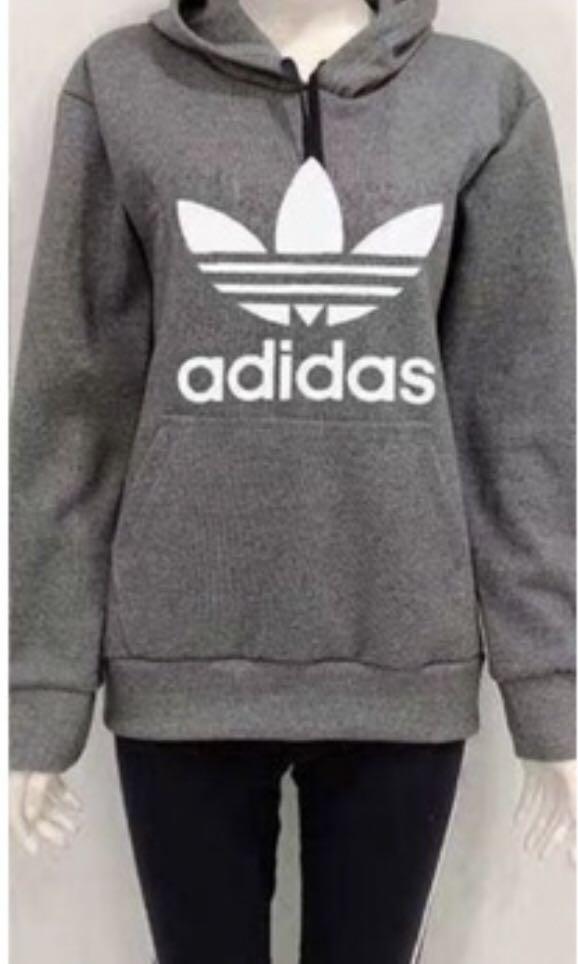 Adidas Hoodie shopee Grey