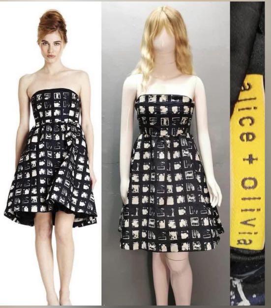 Sale Alice Olivia Tube Dress Women s Fashion Dresses Sets Dresses on Carousell