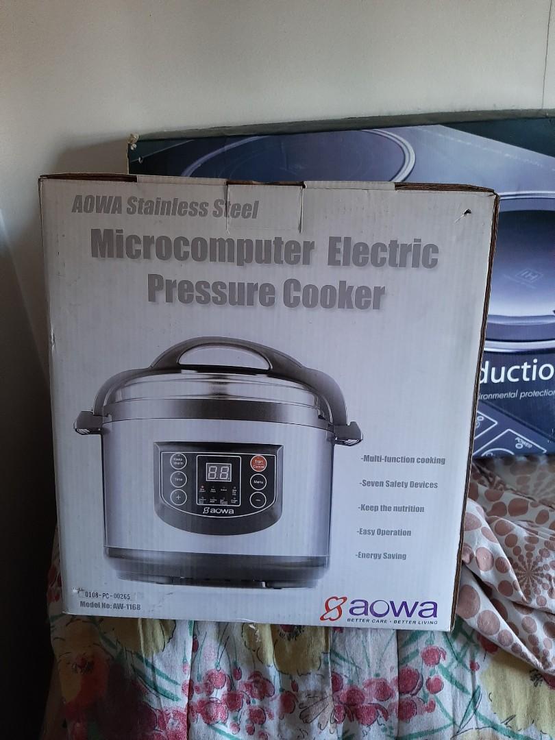 Aowa stainless steel pressure cooker AW1168, TV & Home Appliances