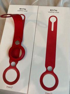 (Price Reduced) Apple AirTag Leather Loop Red