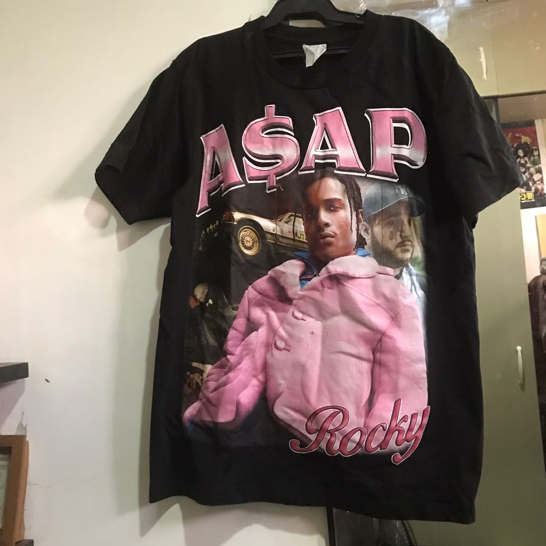 Asap Rocky Bootleg Shirt, Men's Fashion 
