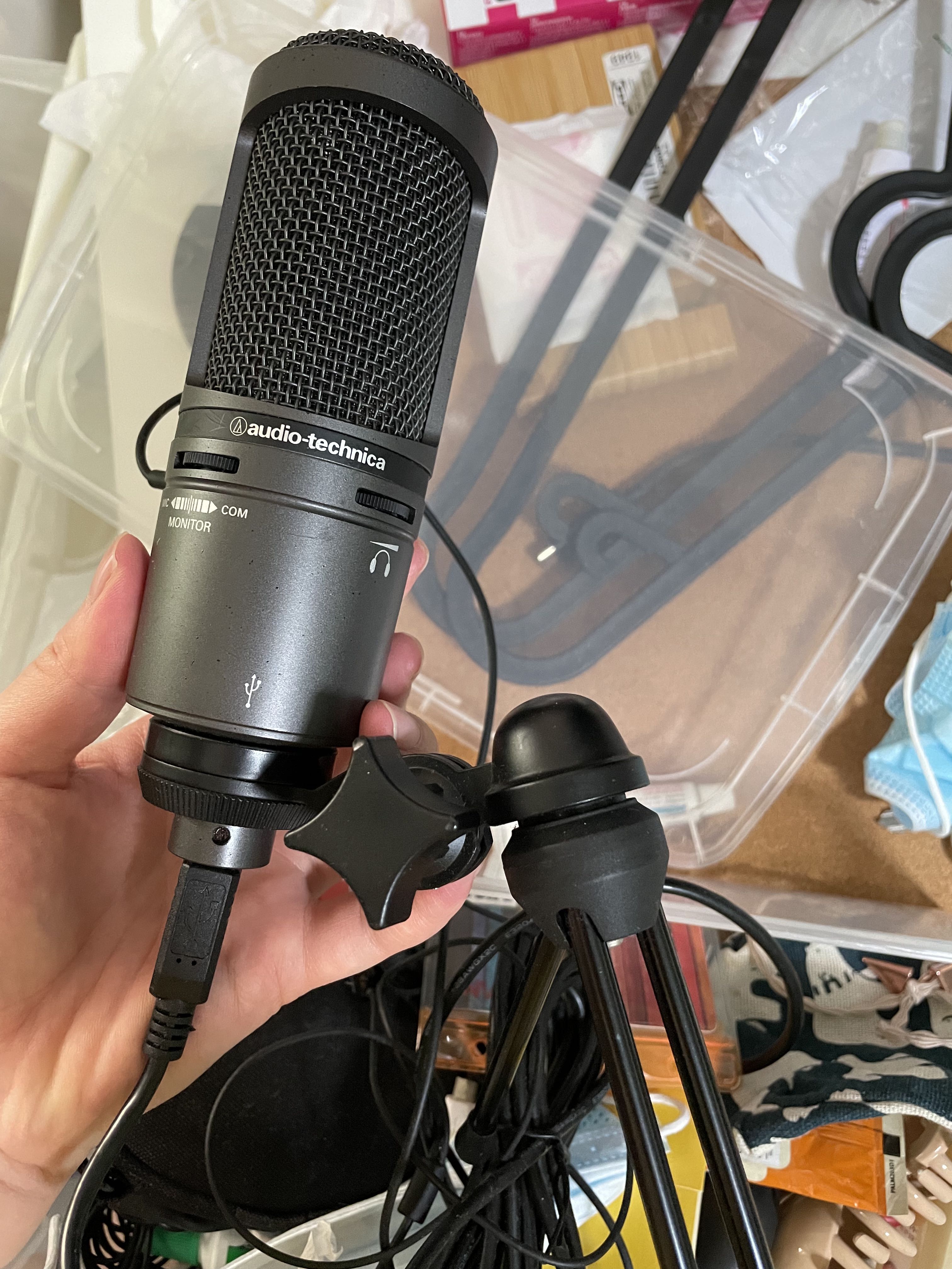 at2020usb+ AudioTechnica AT2020USB+ Cardioid Condenser USB Microphone