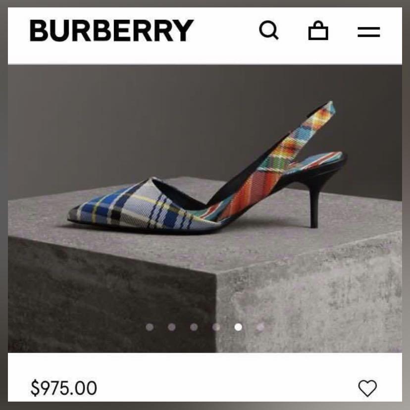 90 Off BURBERRY Sling Heels Shoes