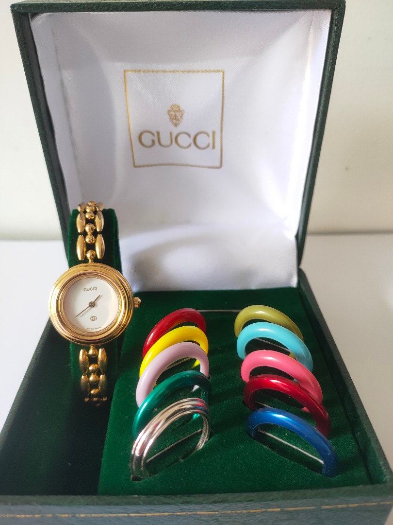 Auth Gucci RiceLink Interchangeable 