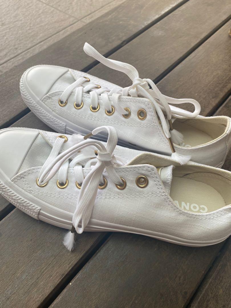 White converse rose gold online