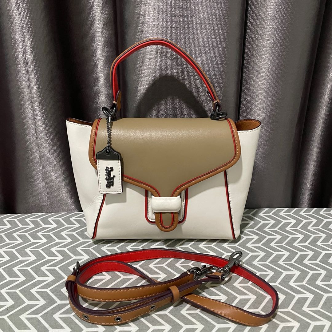 Coach courier 2025 carryall in colorblock
