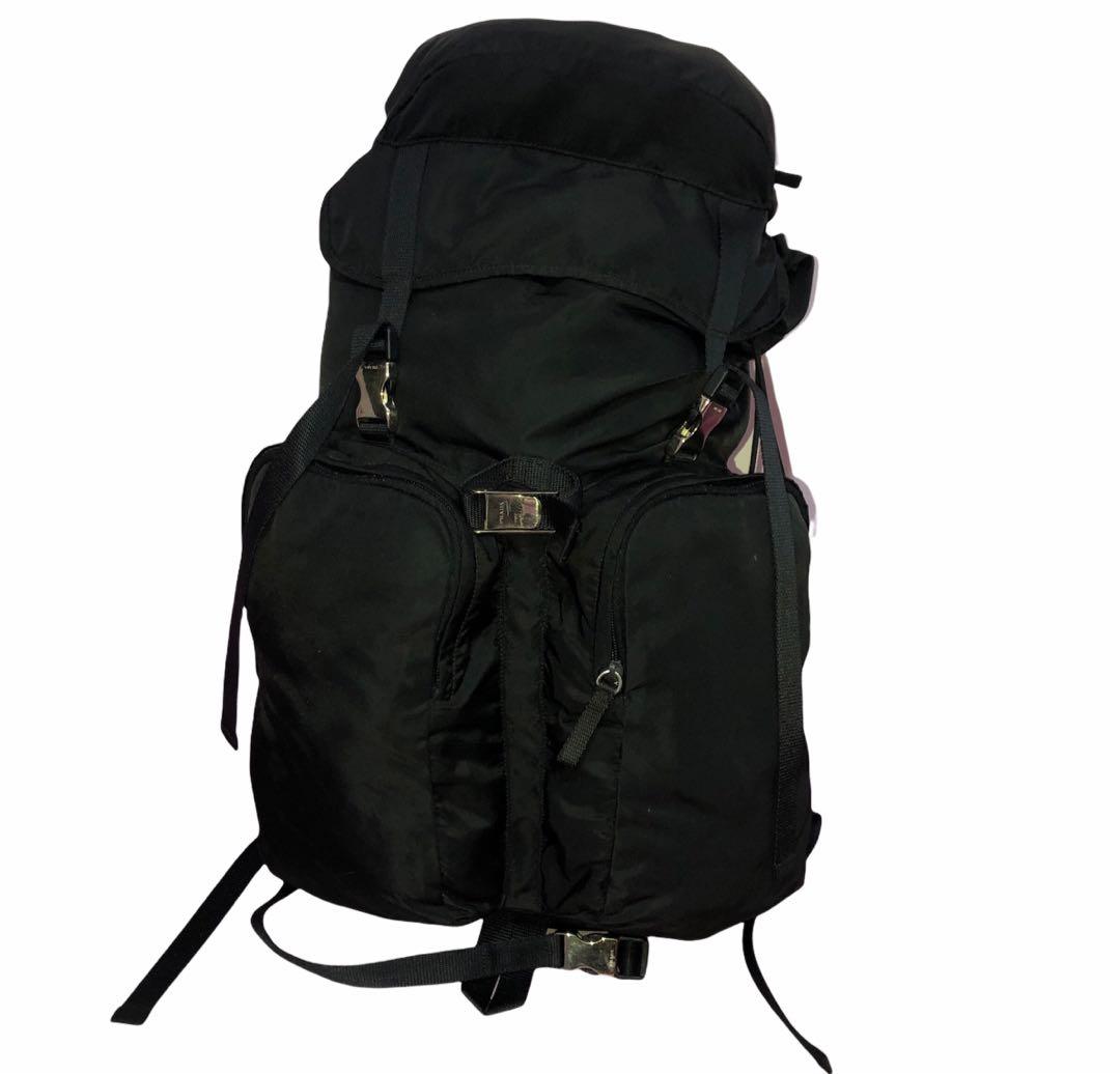 Prada travel backpack top