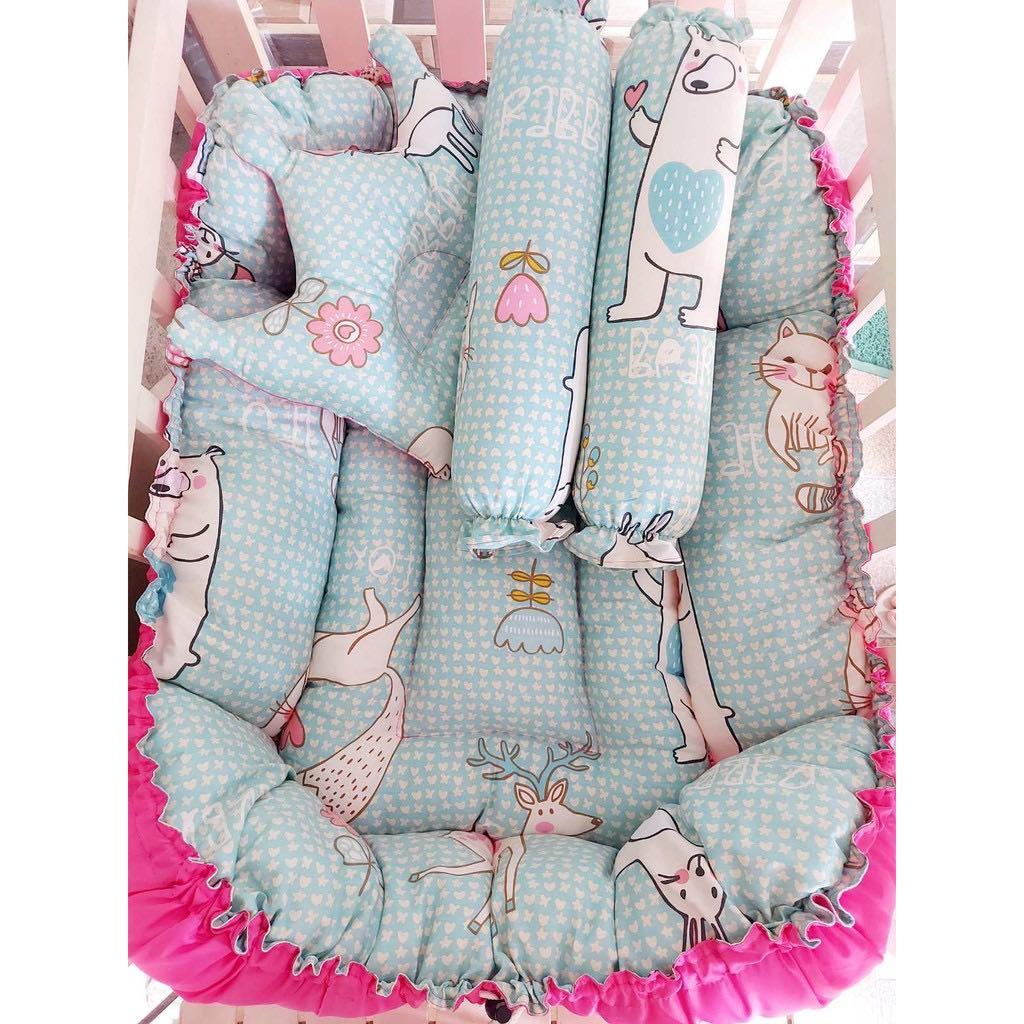 Baby bed pillow set 2025