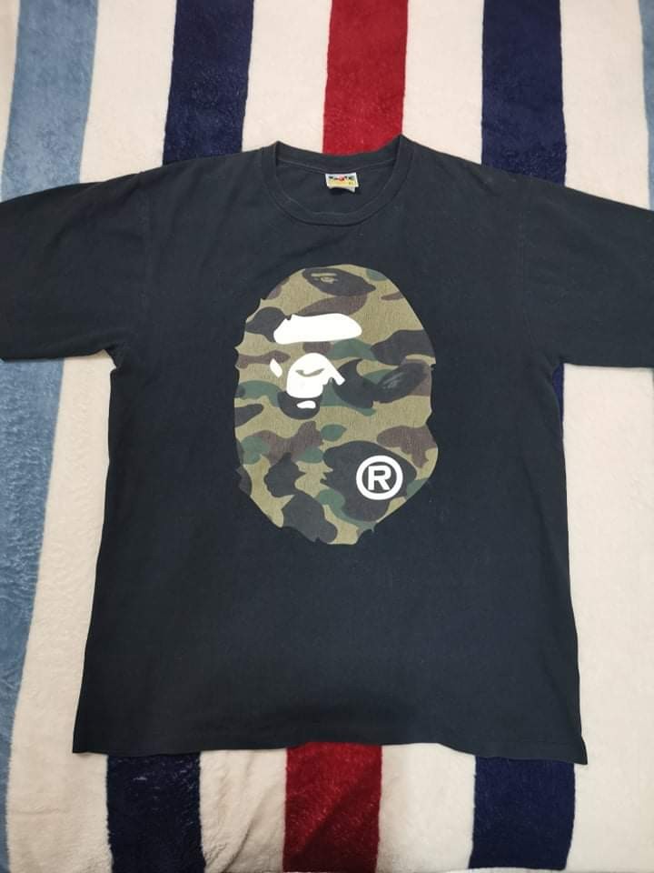 bape camo head tee