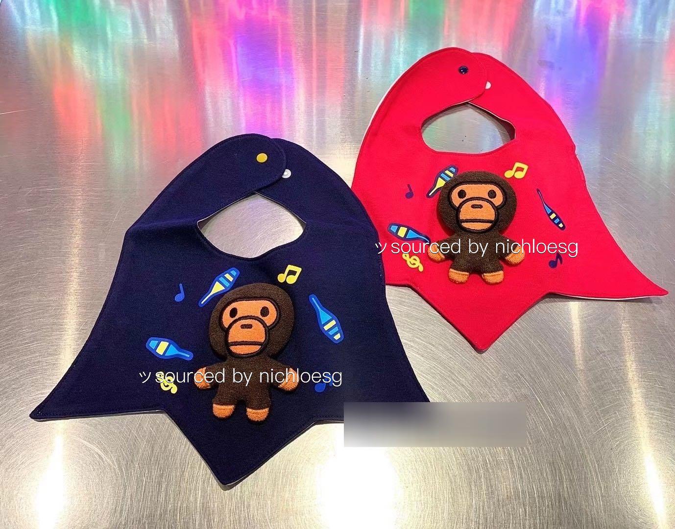 BAPE BABY MILO PLUSH DOLL DIE CUT BIB, Babies  Kids, Babies  Kids Fashion  on Carousell