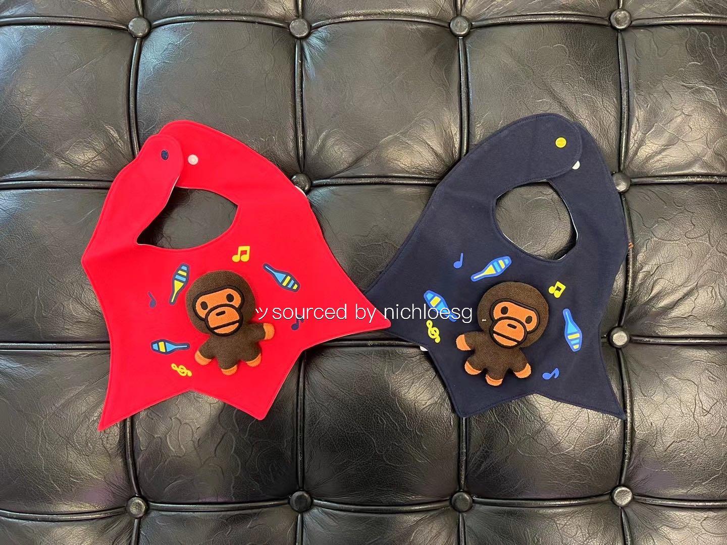 BAPE BABY MILO PLUSH DOLL DIE CUT BIB, Babies  Kids, Babies  Kids Fashion  on Carousell