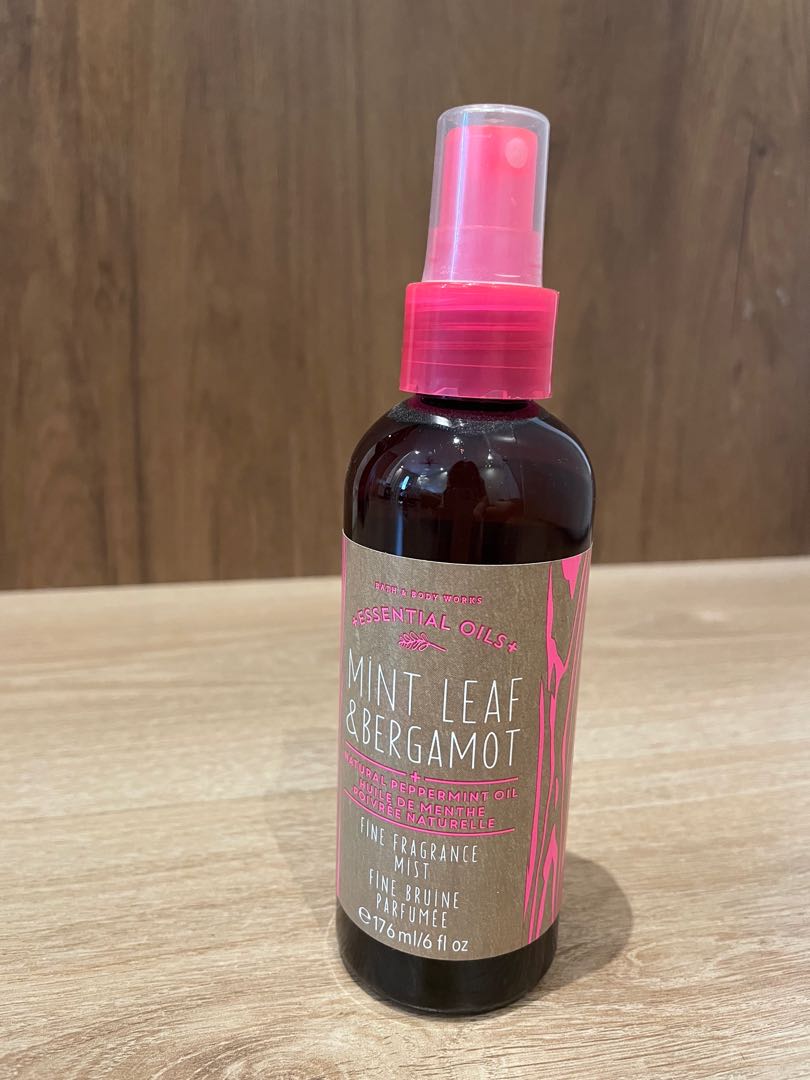 Bath and Body Works Mint Leaf & Bergamot Fragrance Mist, Beauty