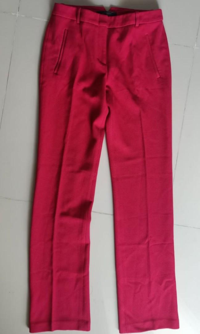 BCBG MAXAZRIA Red Pants, Fesyen Wanita 