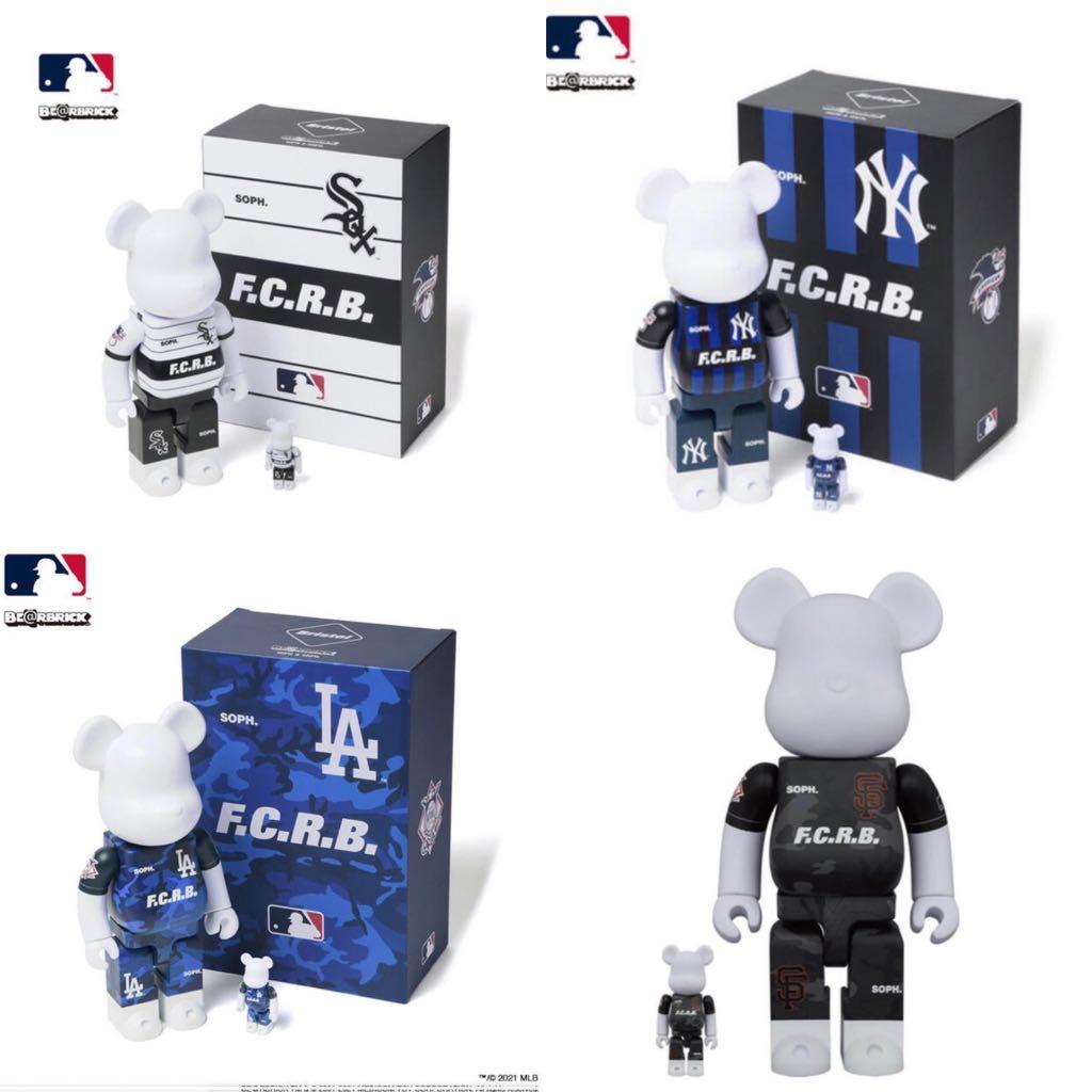 BE@RBRICK F.C.R.B. × MLB 100％ & 400％