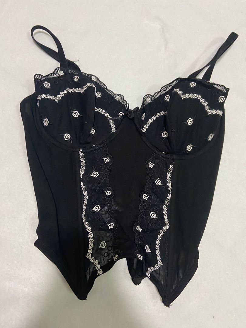 Embroidered corset top - Women