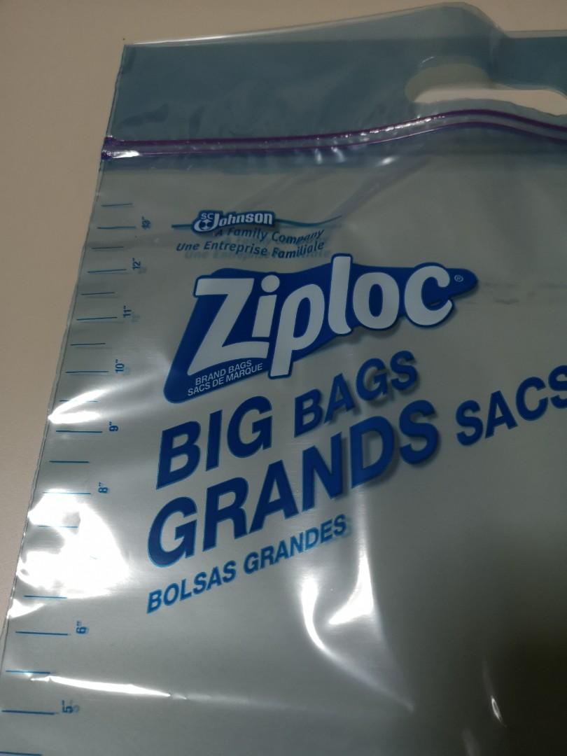 BNIB Ziploc Big Bags (Large Size) with Expandable Bottom