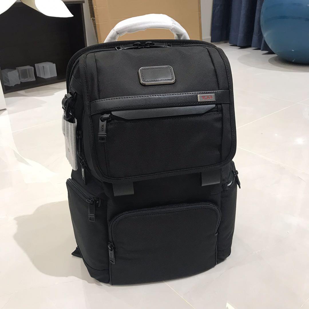 BNWT Tumi Alpha 3 Flap Backpack Black Brand New, Men's Fashion, Bags ...