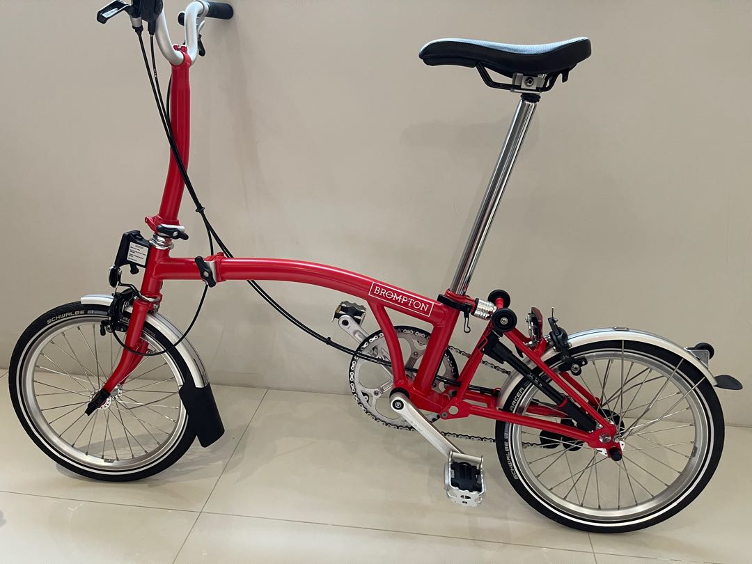 Brompton M2L Red Manua, Sports Equipment, Bicycles & Parts, Bicycles on ...
