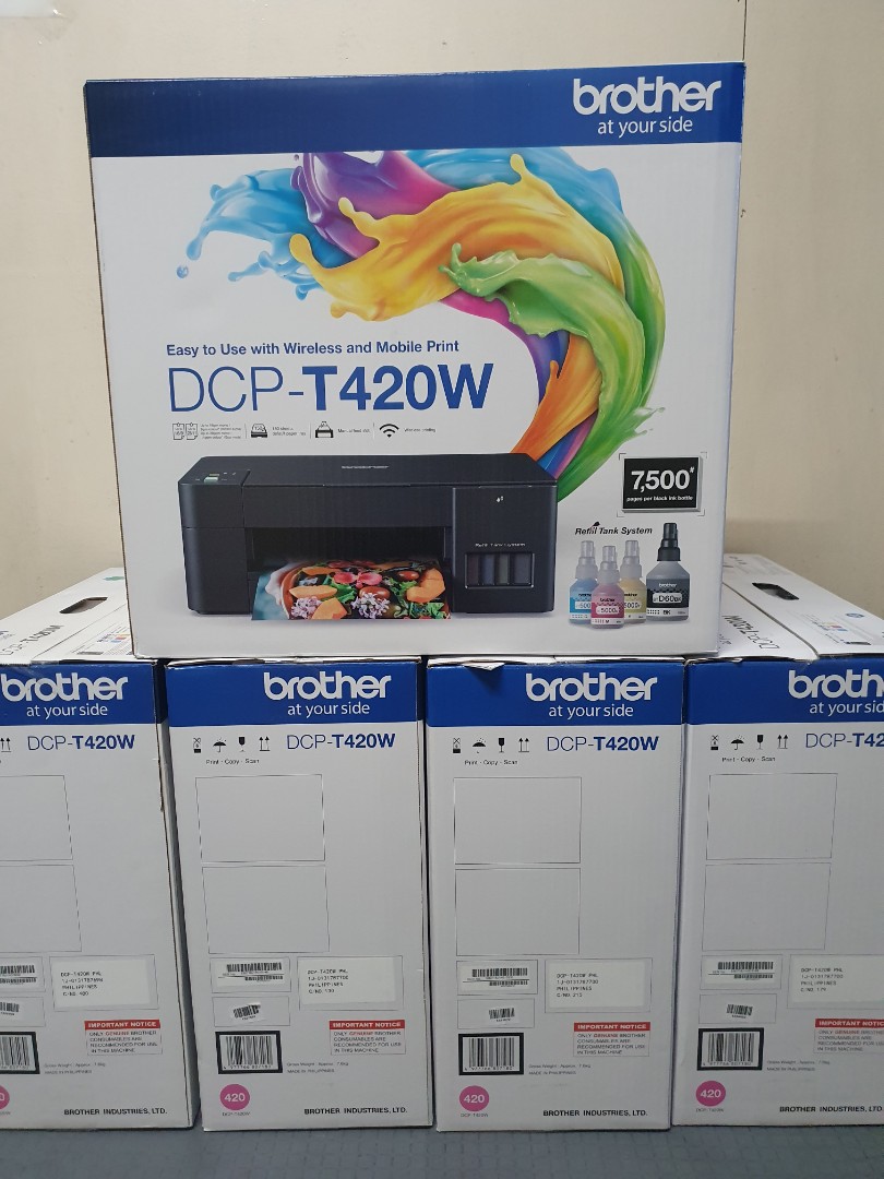 Brother DCPT420W Print/Scan/Copier/Wifi/150P.Tray 2 Years Warranty