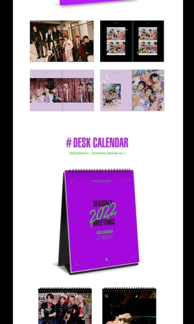 BTS 2022 SEASON'S GREETINGS + WALL CALENDAR SET WEVERSE, Hobbies & Toys