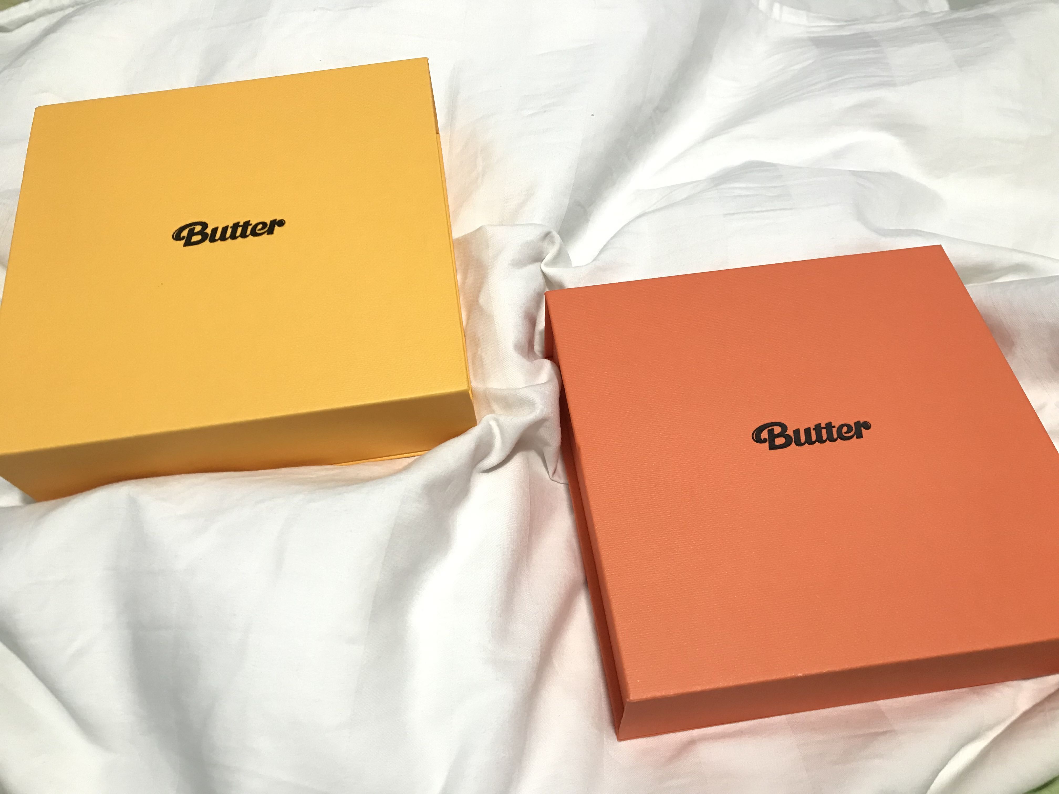 BTS Butter Peaches and Cream Unsealed Set, Hobbies & Toys, Memorabilia