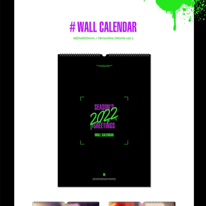 Ung Calendar 2022 On-Hand] Bts Sg2022 Wall Calendar + Tube, Hobbies & Toys, Memorabilia &  Collectibles, K-Wave On Carousell