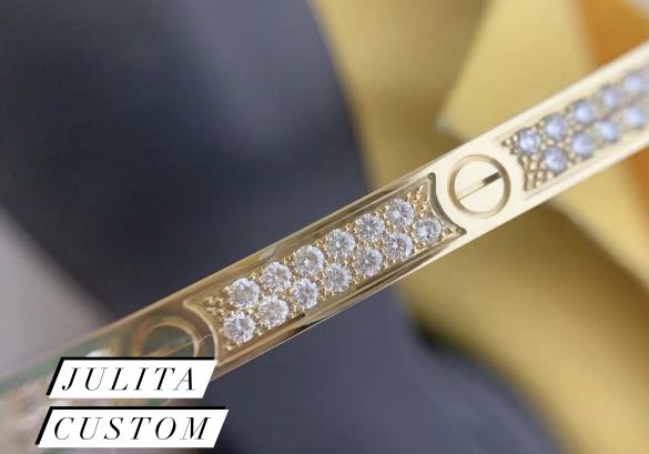 Full diamond cartier love bracelet outlet