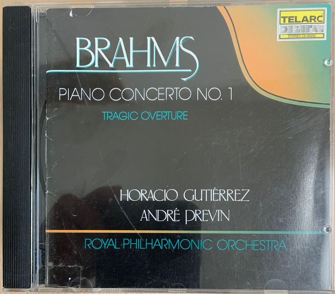 議價不覆：舊美國版CD BRAHMS PIANO CONERTO No.1 HORACIO GUTIERREZ