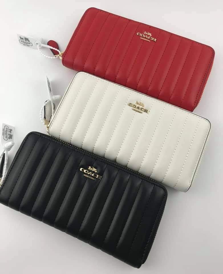 coach quilted wallet
