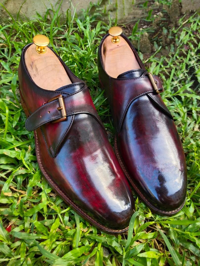 cole haan single monk strap
