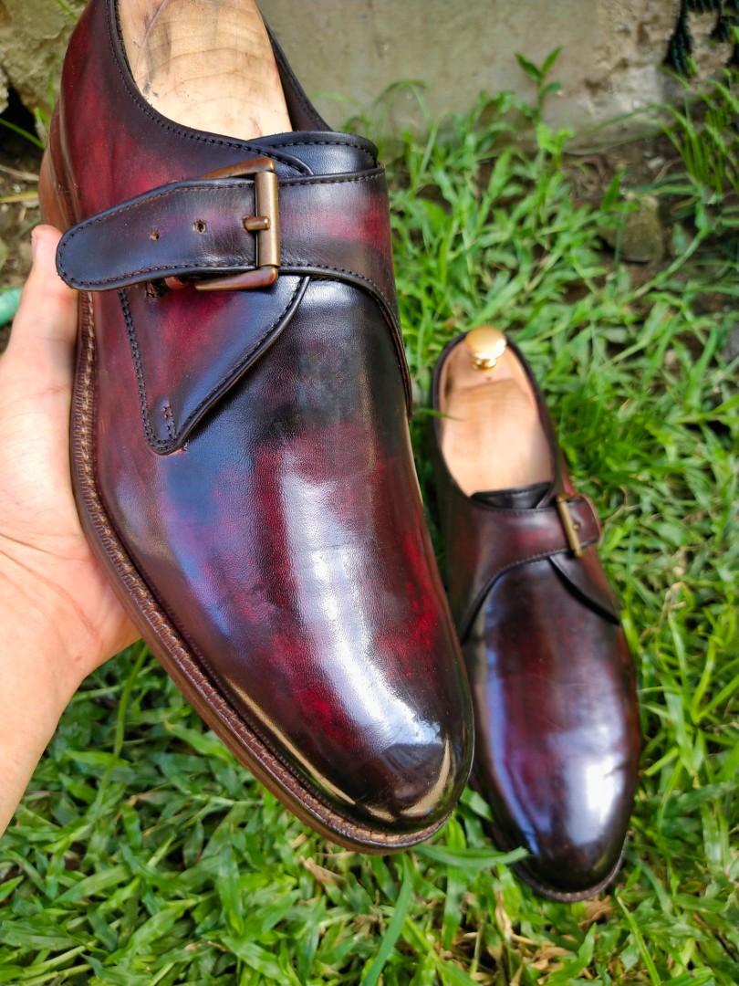 cole haan single monk strap