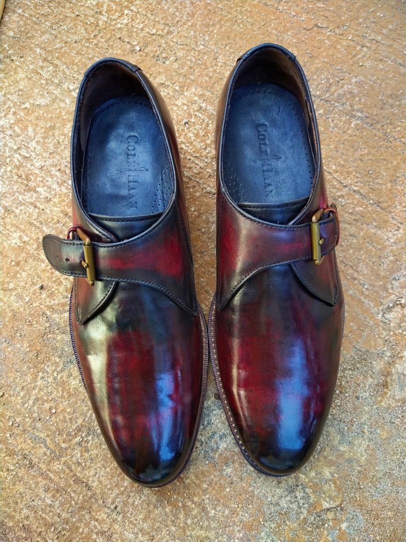 cole haan single monk strap