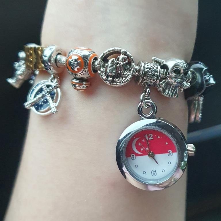 Watch charm on sale for pandora bracelet