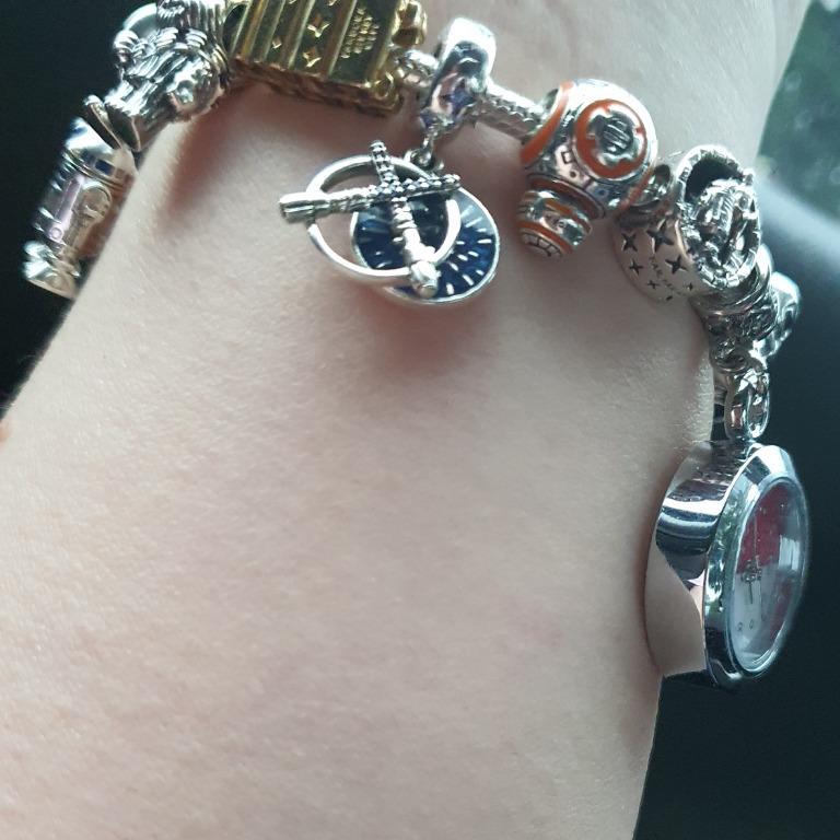 Watch charm for pandora bracelet on sale
