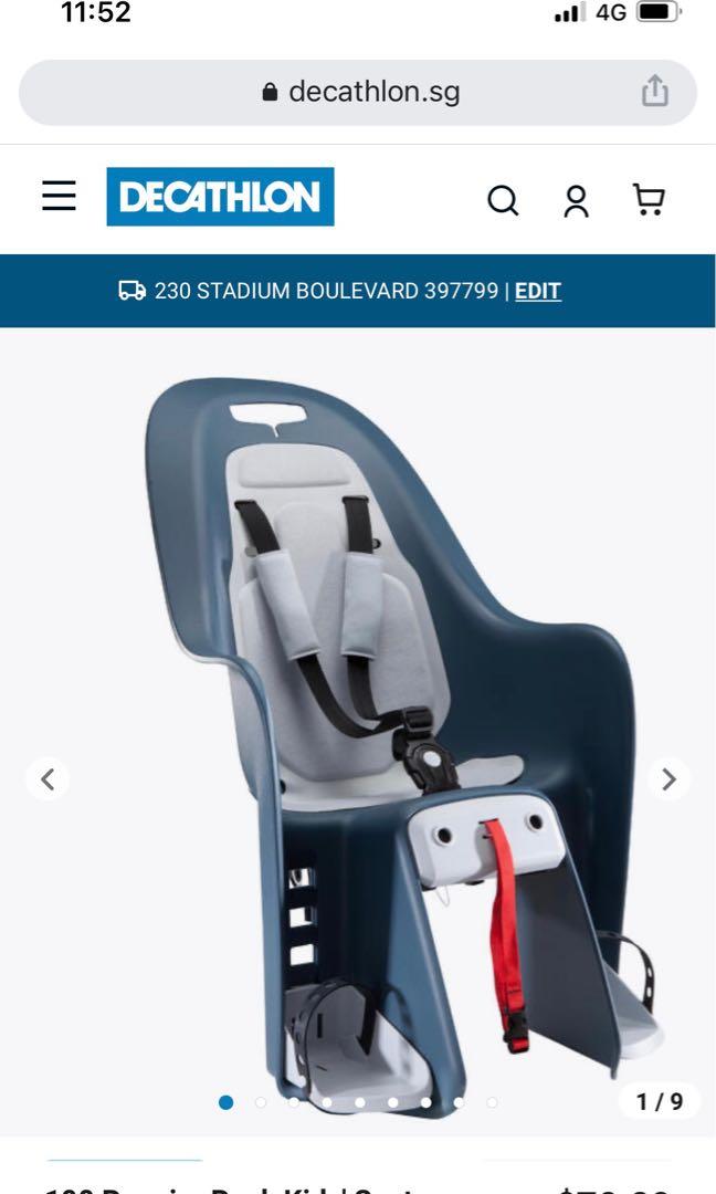 Decathlon Child bike seat Sports Equipment Bicycles Parts
