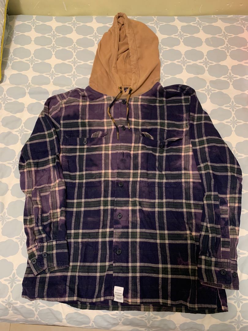 Descendant 18SS SPICOLI HOODED LS SHIRT SIZE 01, 男裝, 外套