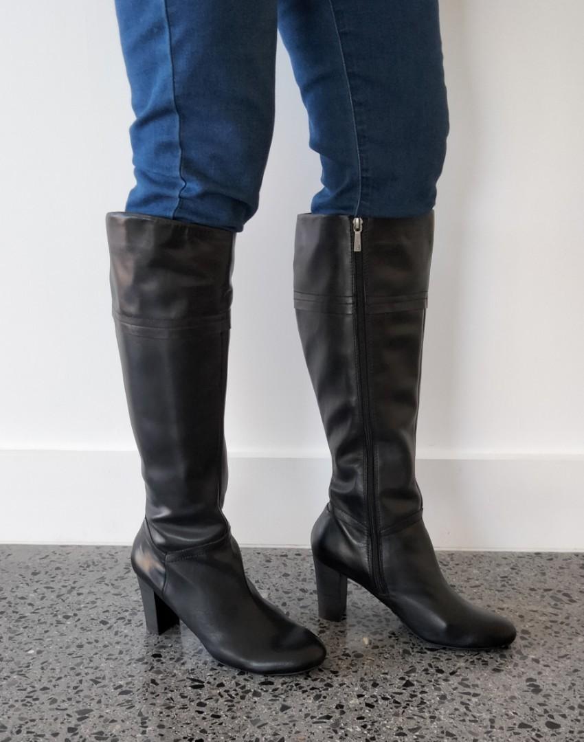 black suede boots - allergic to vanilla