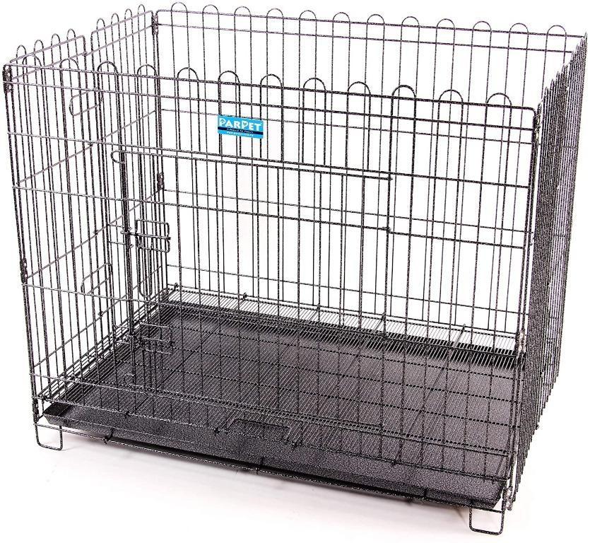 Open top pet top crate