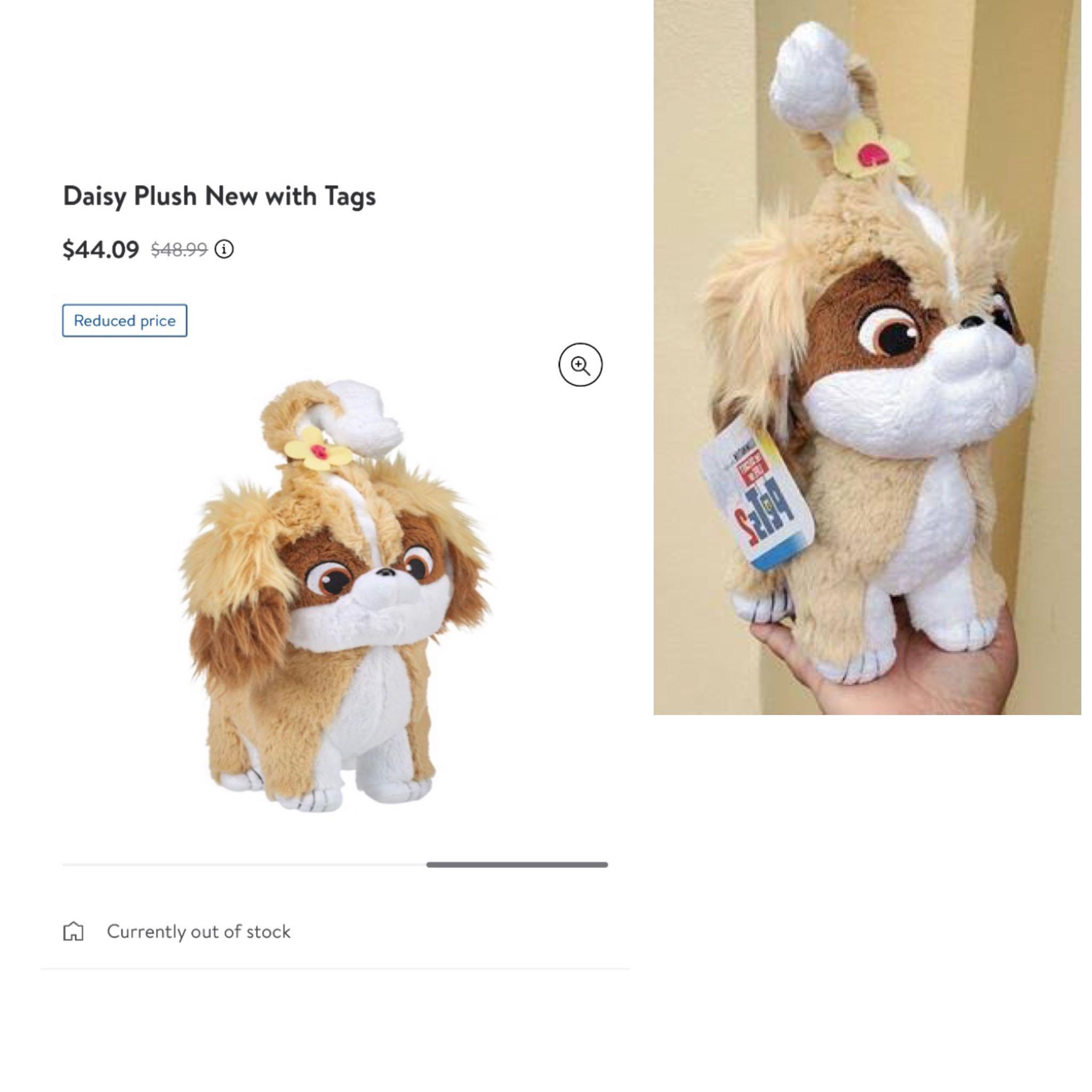 Secret life of pets 2 daisy plush deals