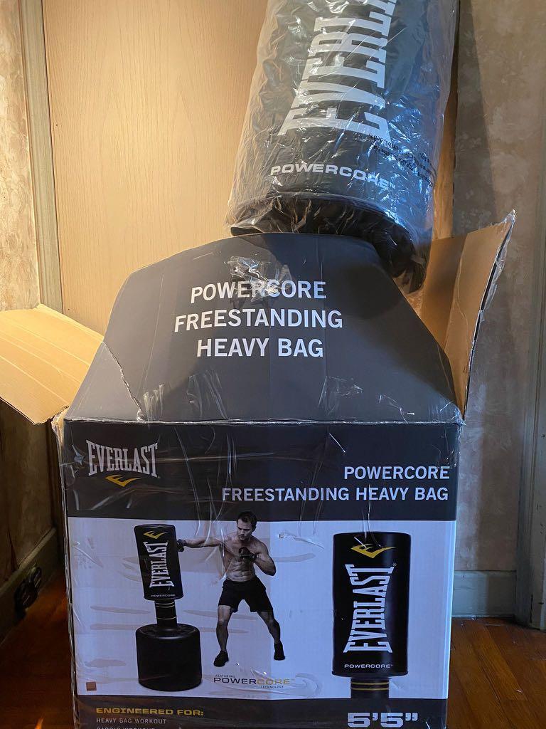 Everlast Powercore Freestanding Heavy Bag, 運動產品, 運動與健身, 運動與健身 有氧健身器材