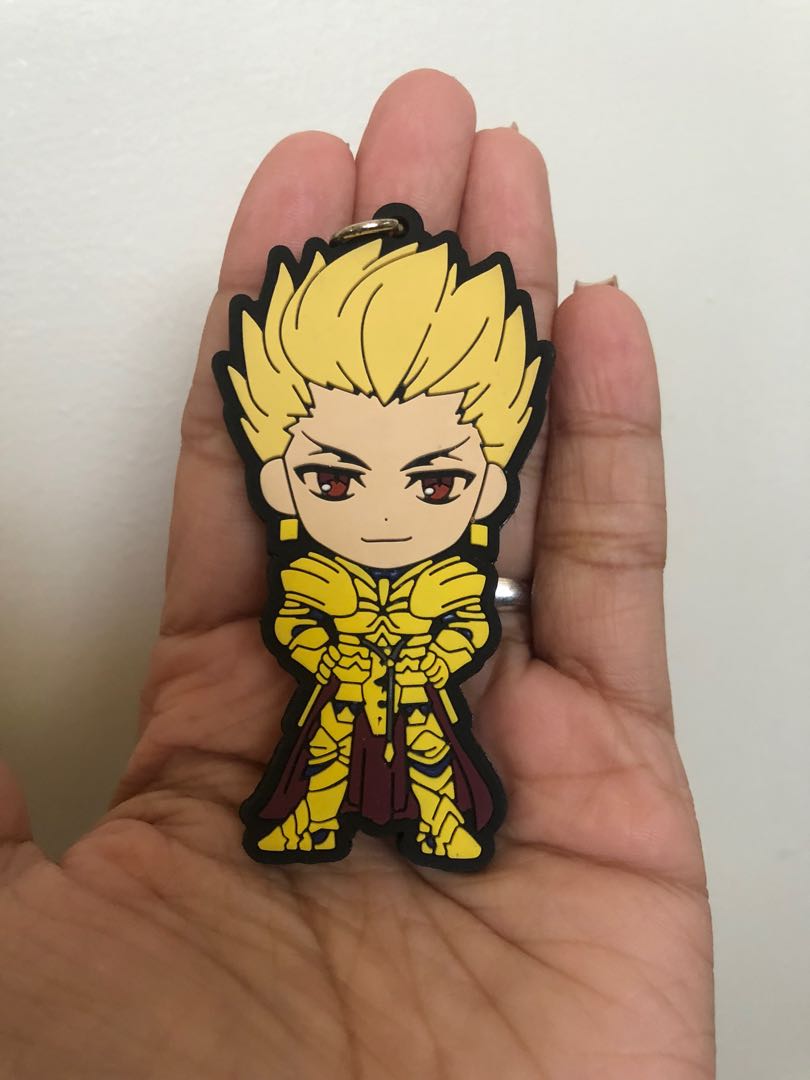 Fate/Zero Archer Gilgamesh Rubber Charm, Hobbies & Toys, Memorabilia ...