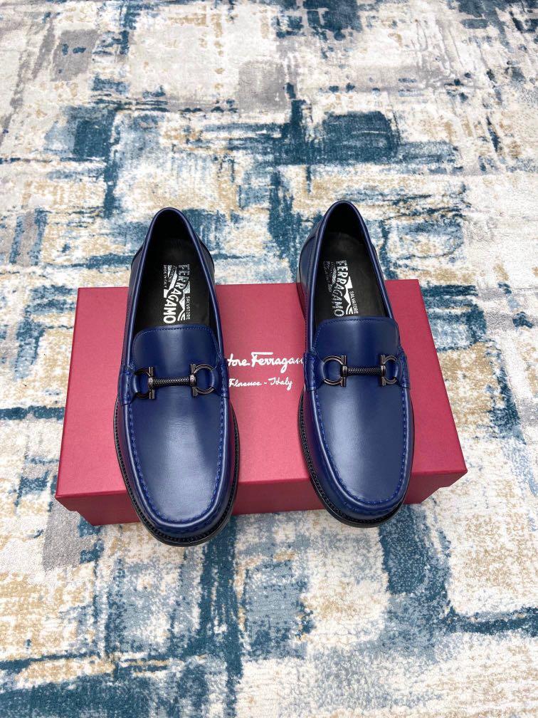 Ferragamo Men s Leather Shoes Men s Fashion Footwear Dress Shoes on Carousell